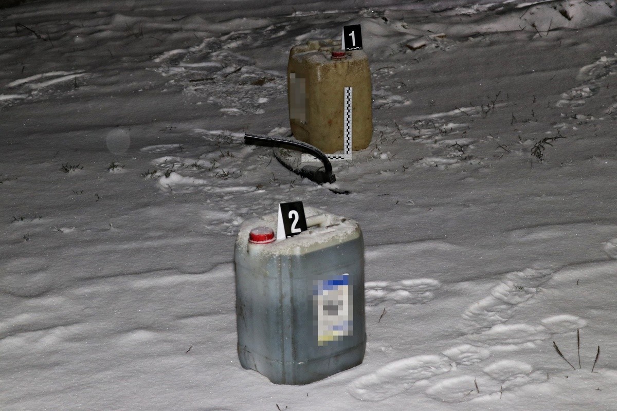 Złodziej paliwa uciekając z miejsca kradzieży zapomniał zabrać swoich dokumentów