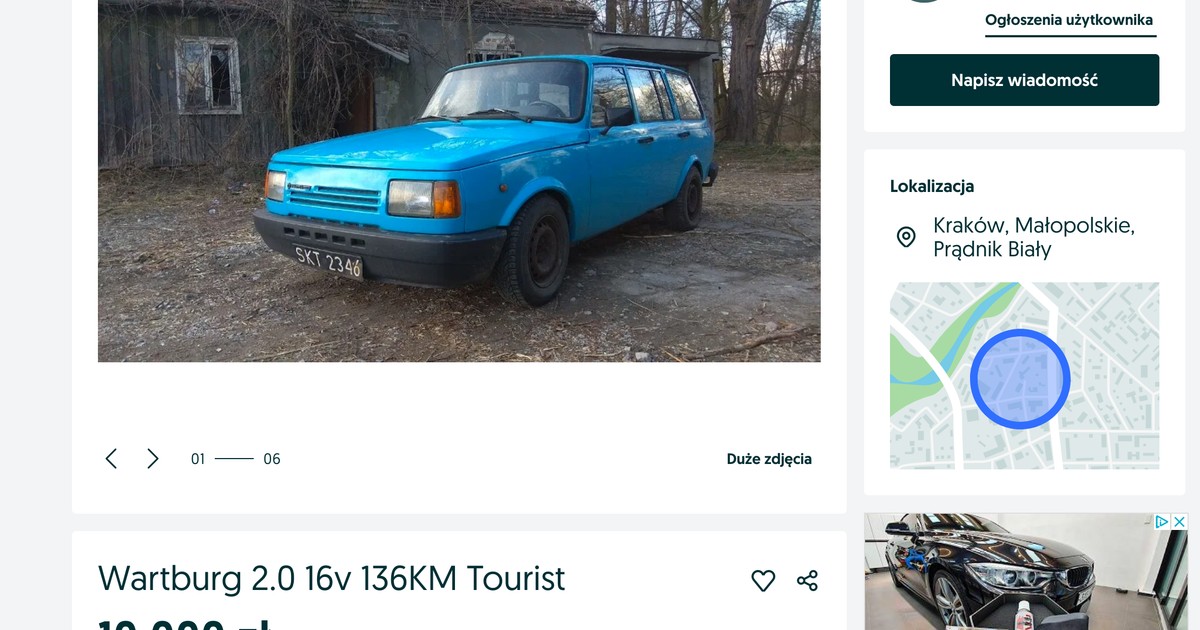 Wartburg Tourist z silnikiem Hondy
