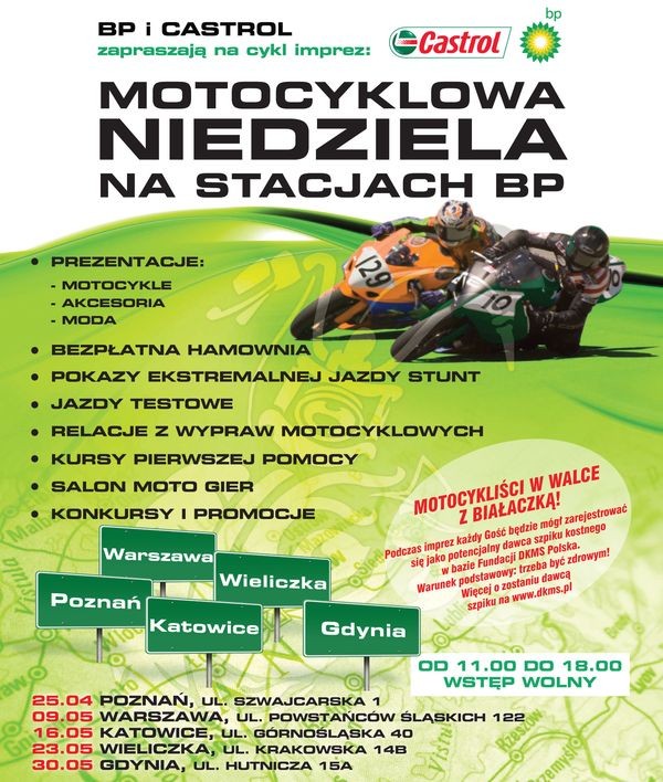 Motocyklowa niedziela na stacjach BP