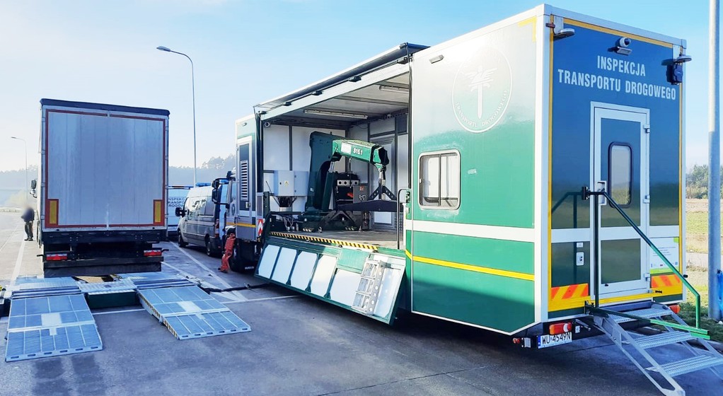Specjalistyczny sprzęt ITD wykrył wszystkie usterki ciężarówki