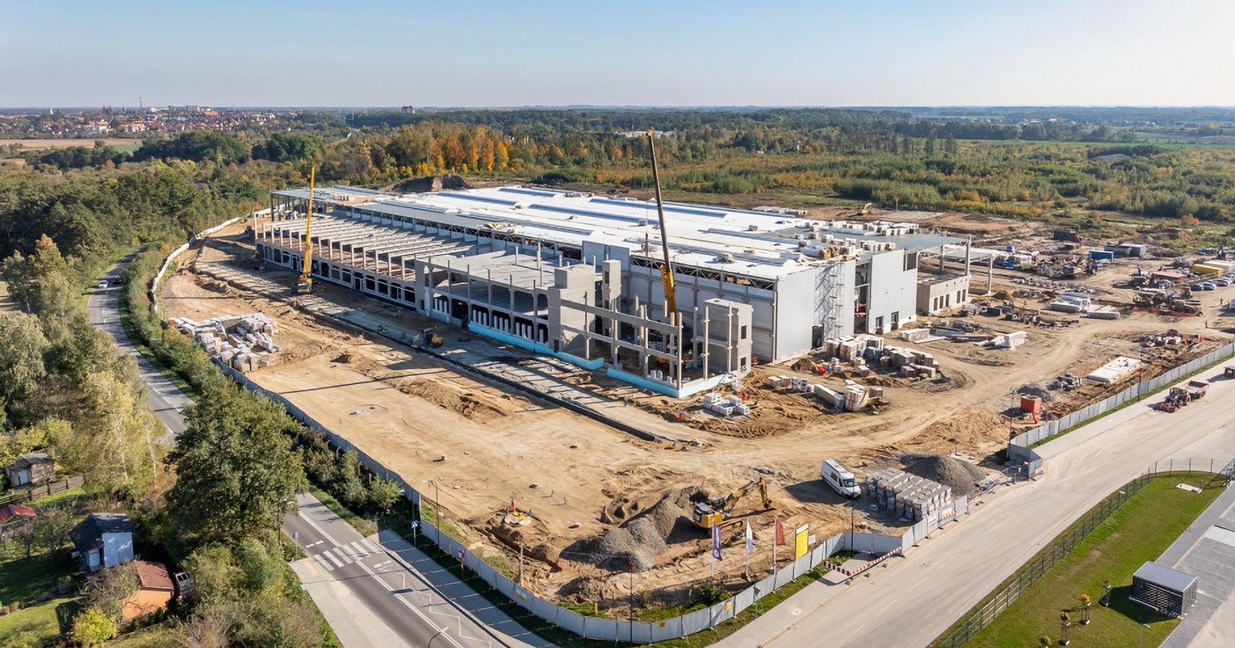 Budowana fabryka Posco International w Brzegu