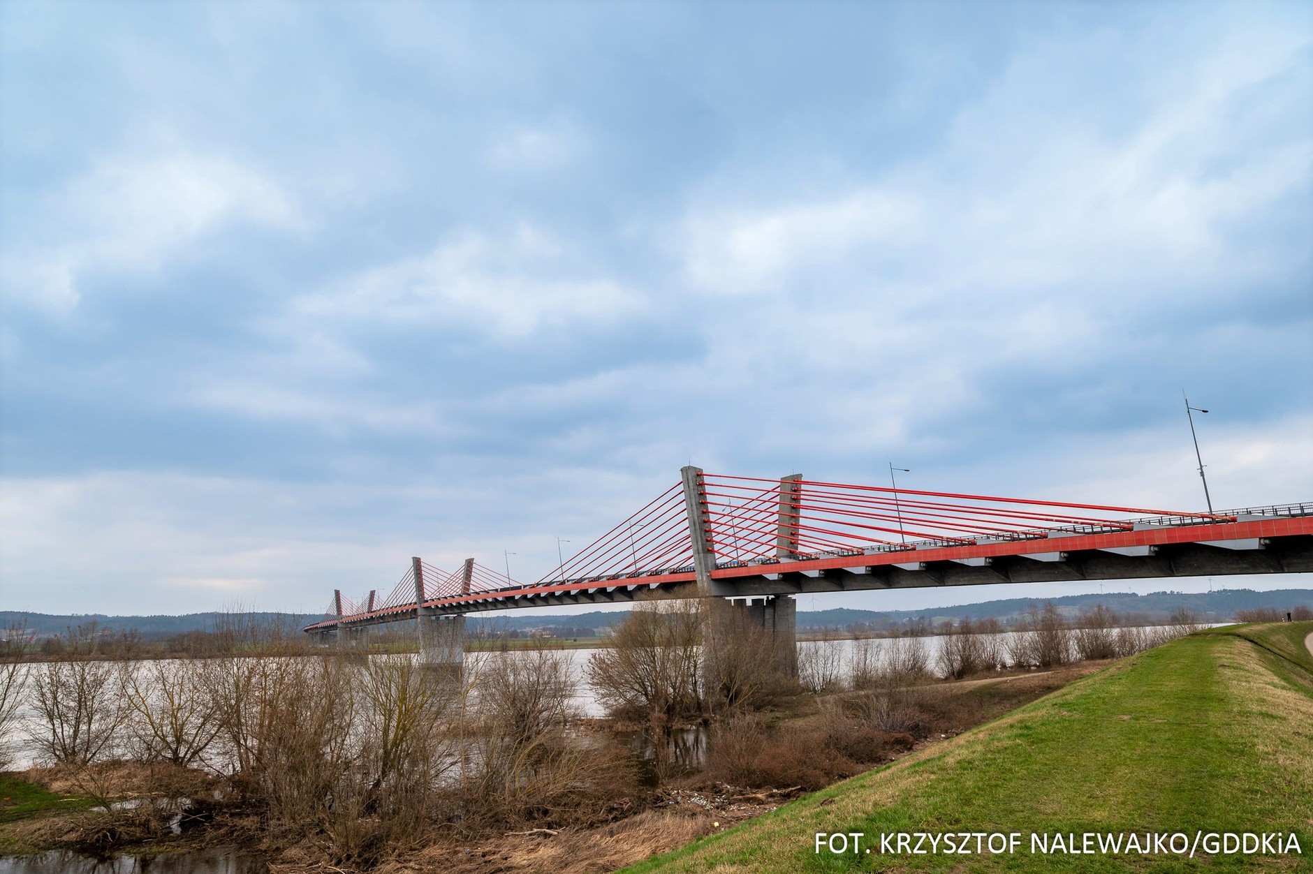 Most na Wiśle pod Kwidzynem w ciągu drogi krajowej nr 90 