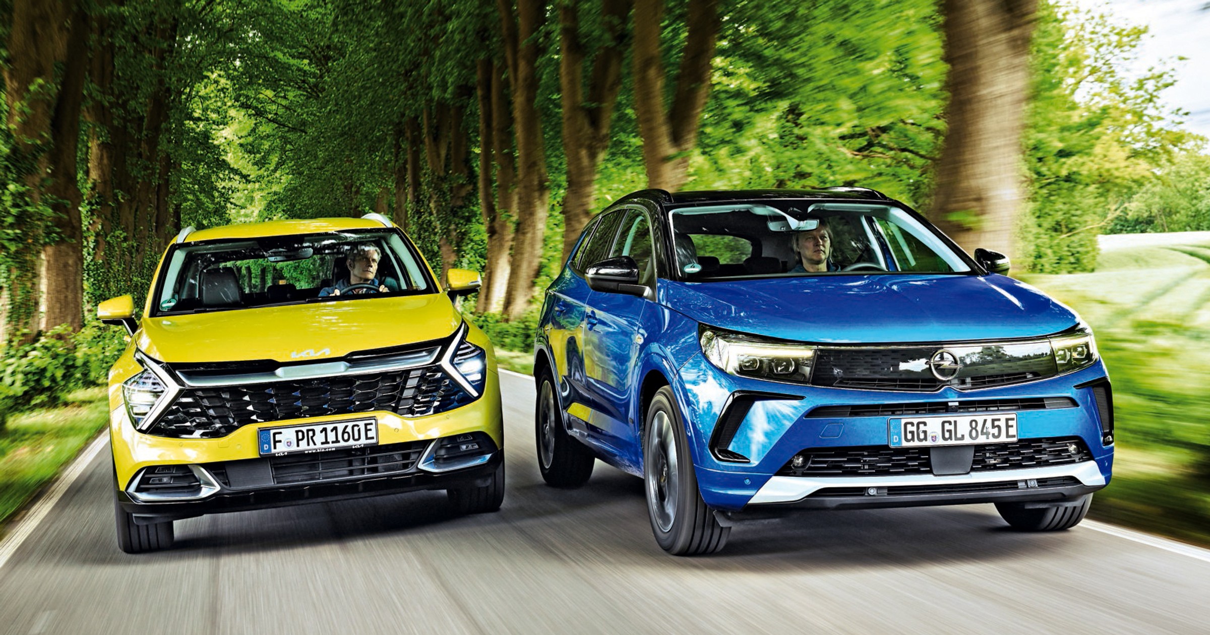 Kia Sportage plug-in kontra Opel Grandland plug-in