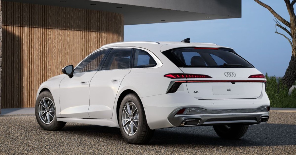 Nowe spalinowe Audi A6 Avant w bazowej wersji (zrzut ekranu)