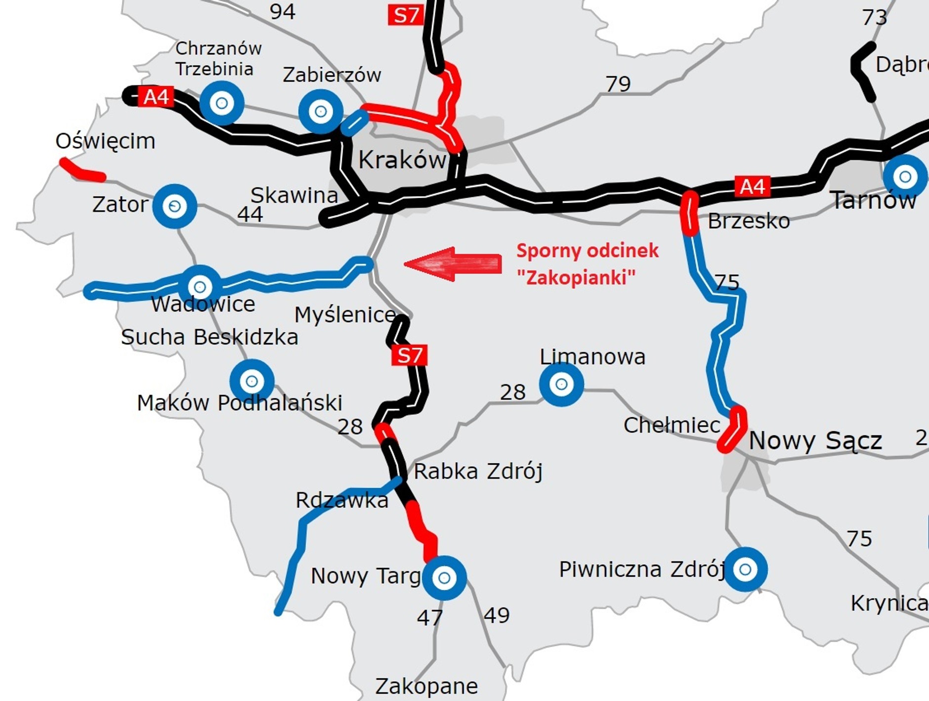 Sporny fragment "Zakopianki"