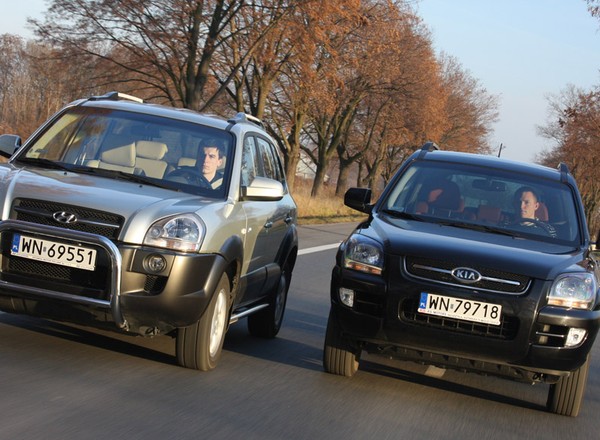 Hyundai Tucson kontra Kia Sportage II: znajdź trzy różnice