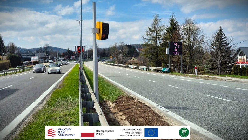 Fotoradar w m. Głogoczów (woj. małopolskie)