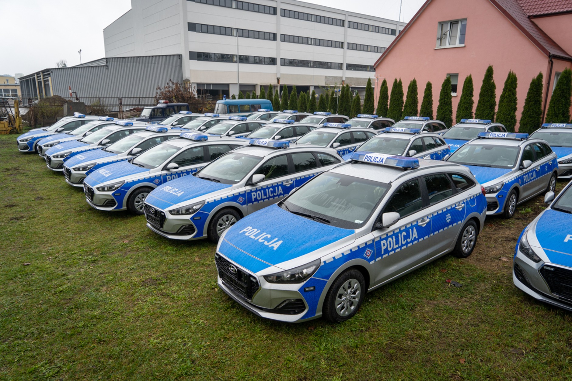Hyundai'e i30 kombi w polskiej policji