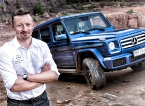 Adam Małysz na szkoleniu AMG Driving Academy