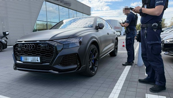 Audi RS Q8 odzyskane dzięki interwencji prywatnego detektywa