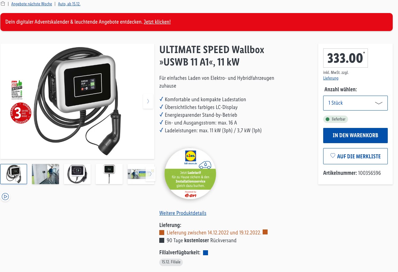 Ładowarki z Lidla: w Niemczech taniej niż w Polsce