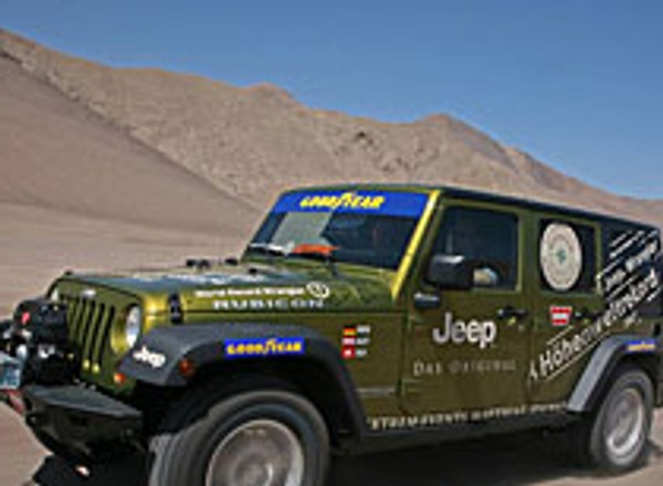 Jeepem Wrangler Unlimited Rubicon na wysokość 6646 m n. p. m.