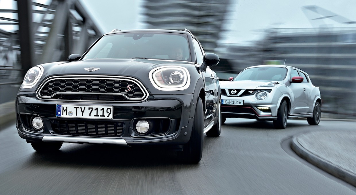 Mini Countryman Cooper S kontra Nissan Juke Nismo RS - wysoce zadziorne