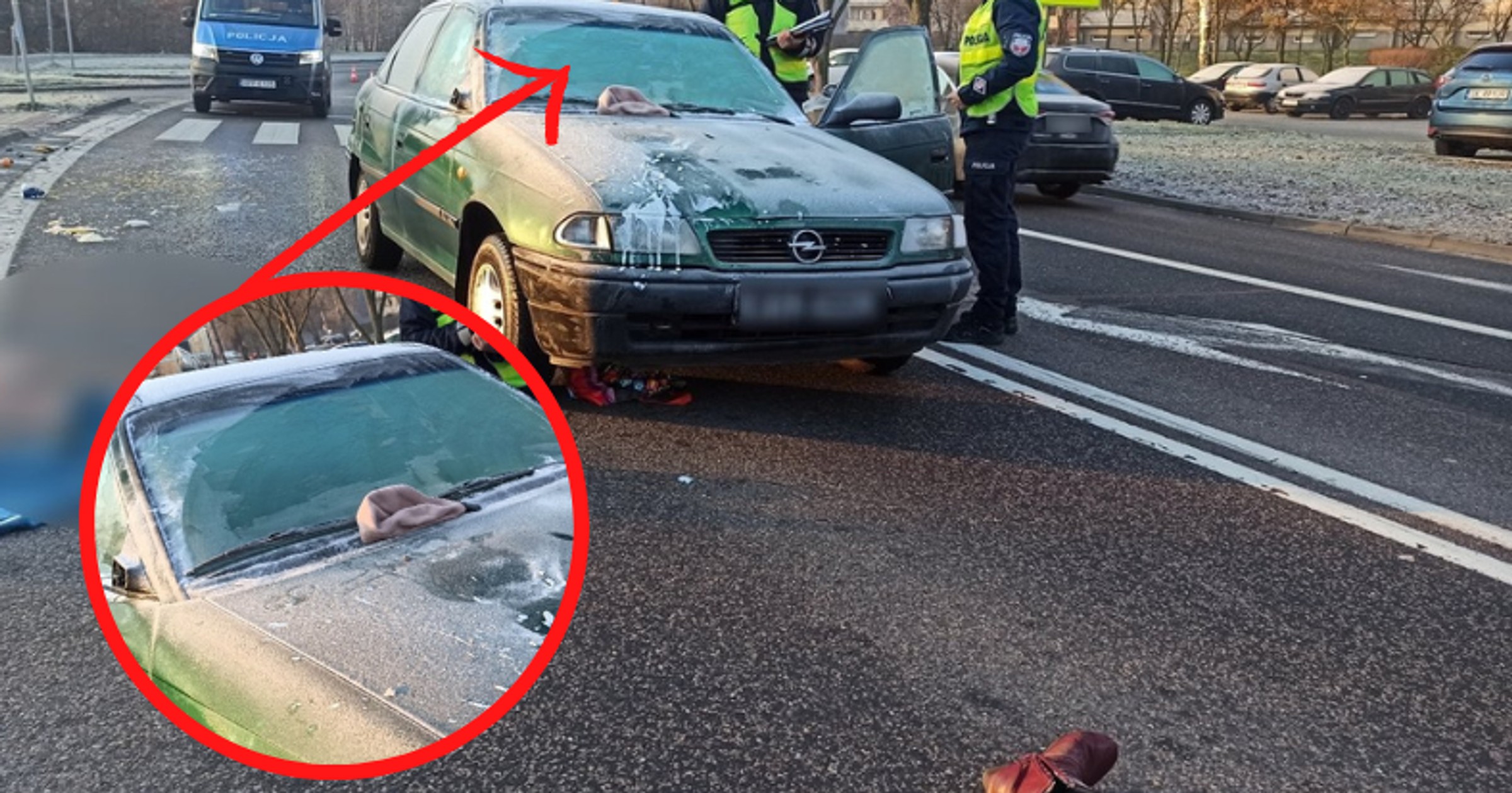 Kierowca miał praktycznie zerową widoczność