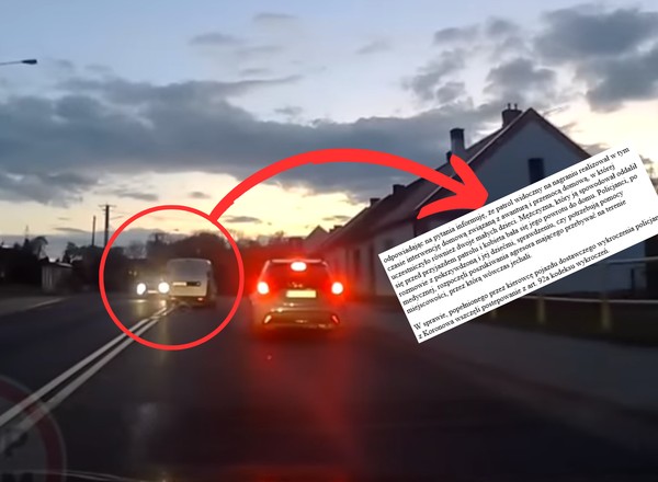 Jechał na "czołówkę" z radiowozem i nie poniósł konsekwencji. Mamy odpowiedź policji