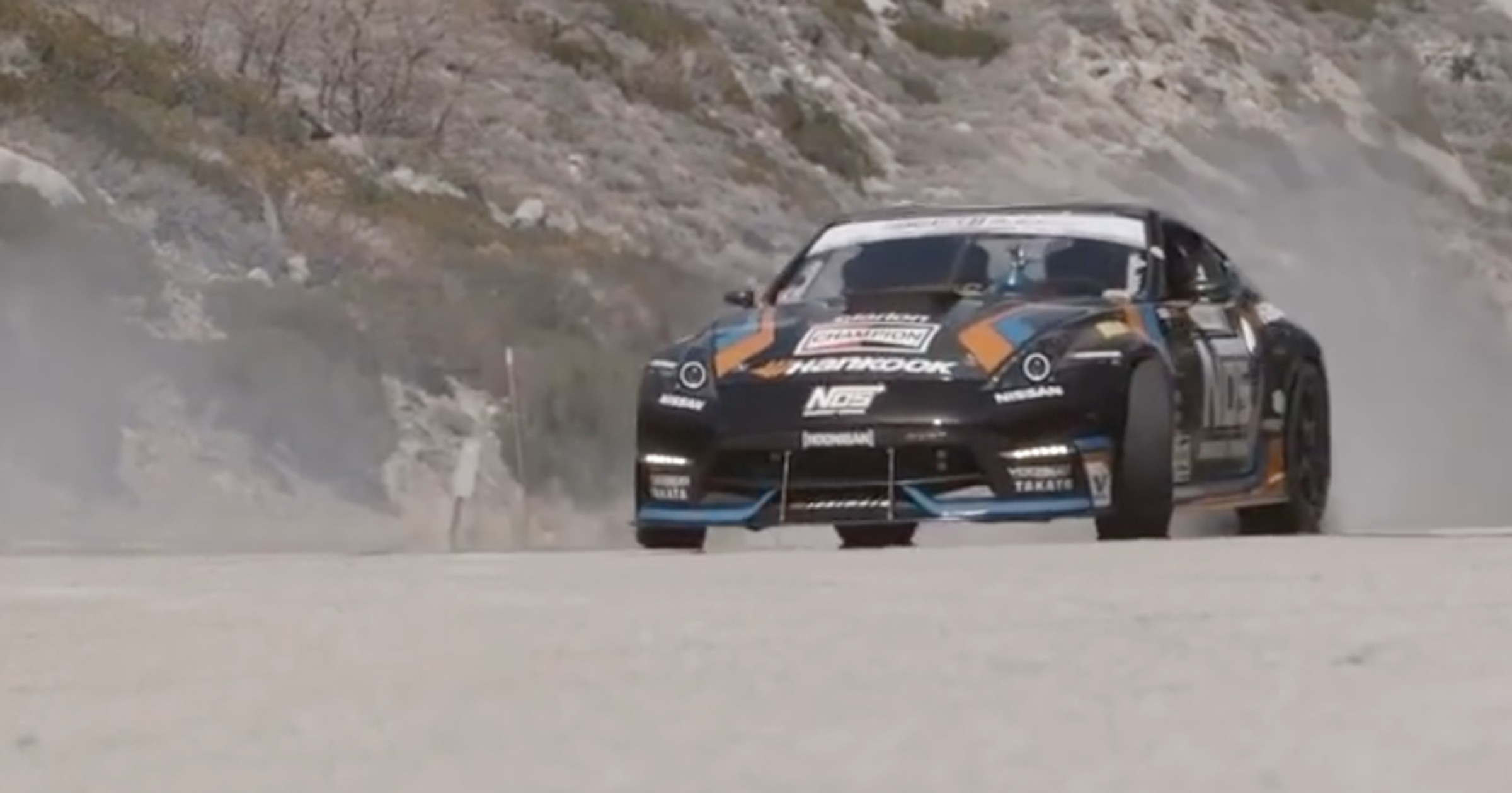 Chris Forsberg w Nissanie 350Z
