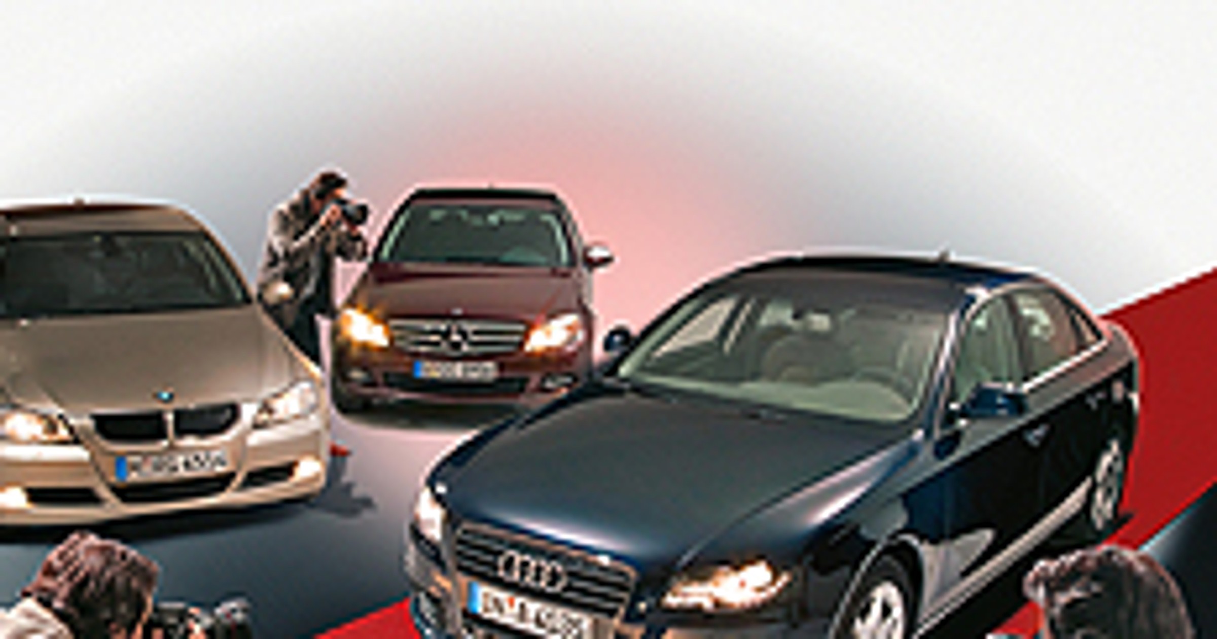 Audi A4 kontra Mercedes Klasy C i BMW serii 3 - Mocne wejście na scenę