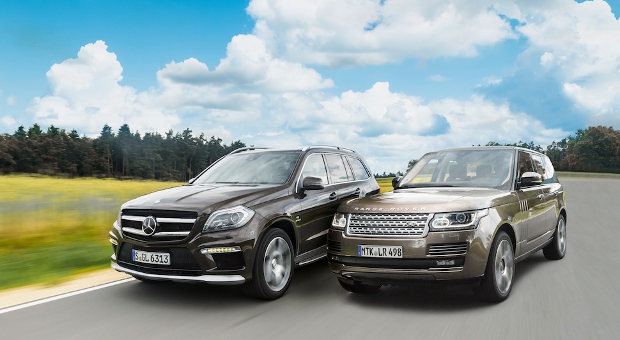 Mercedes GL AMG kontra Range Rover Sport Supercharged