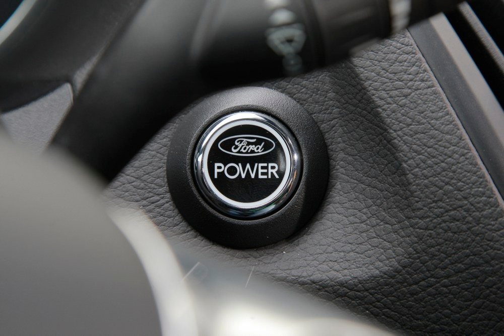 Ford Focus ST, przycisk Start
