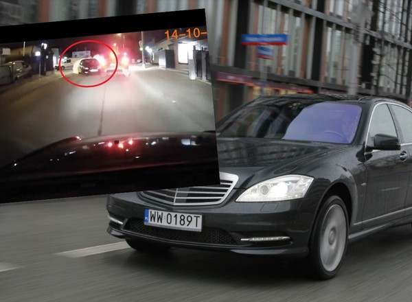 Nie opanował Mercedesa. Miało być efektownie i było! [WIDEO]