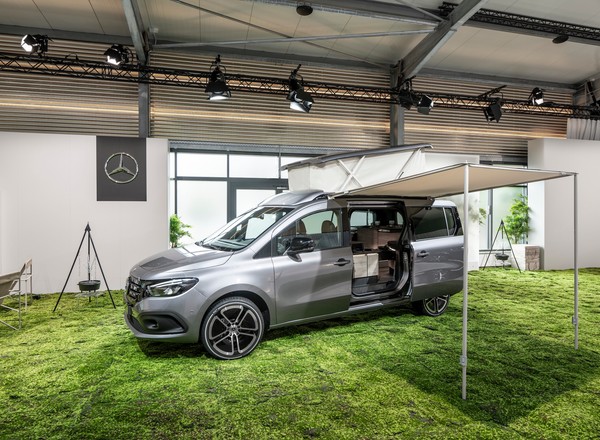 Mercedes Concept EQT Marco Polo. Mikrokamper na prąd