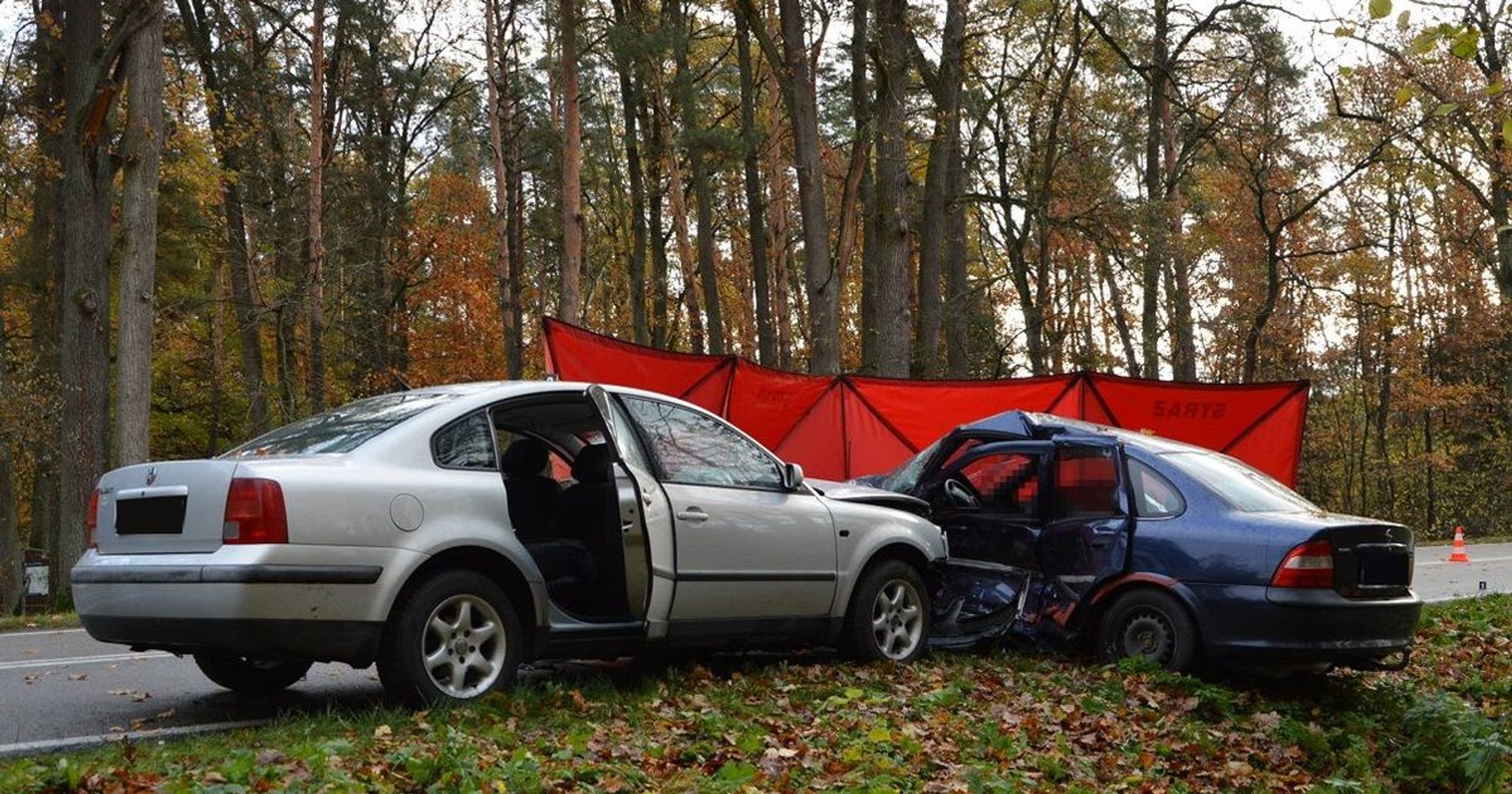 37-latek zginął w zderzeniu na drodze W-813 w Zahajkach
