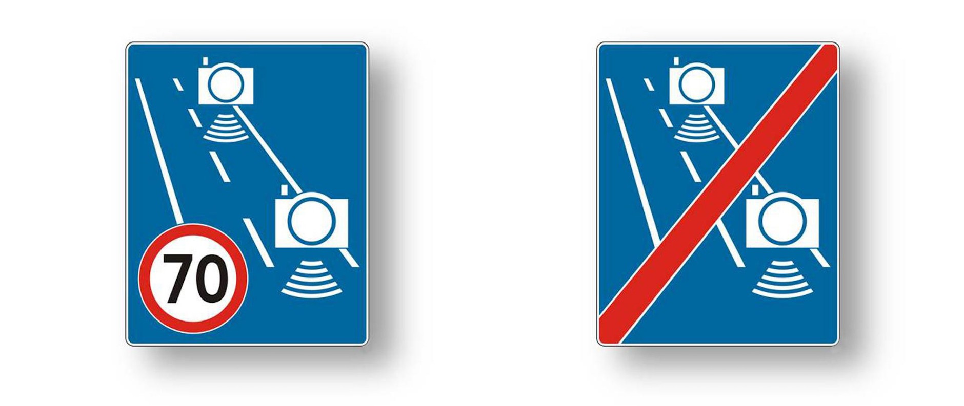 Tak powinny być oznakowane odcinkowe pomiary prędkości, a nie są