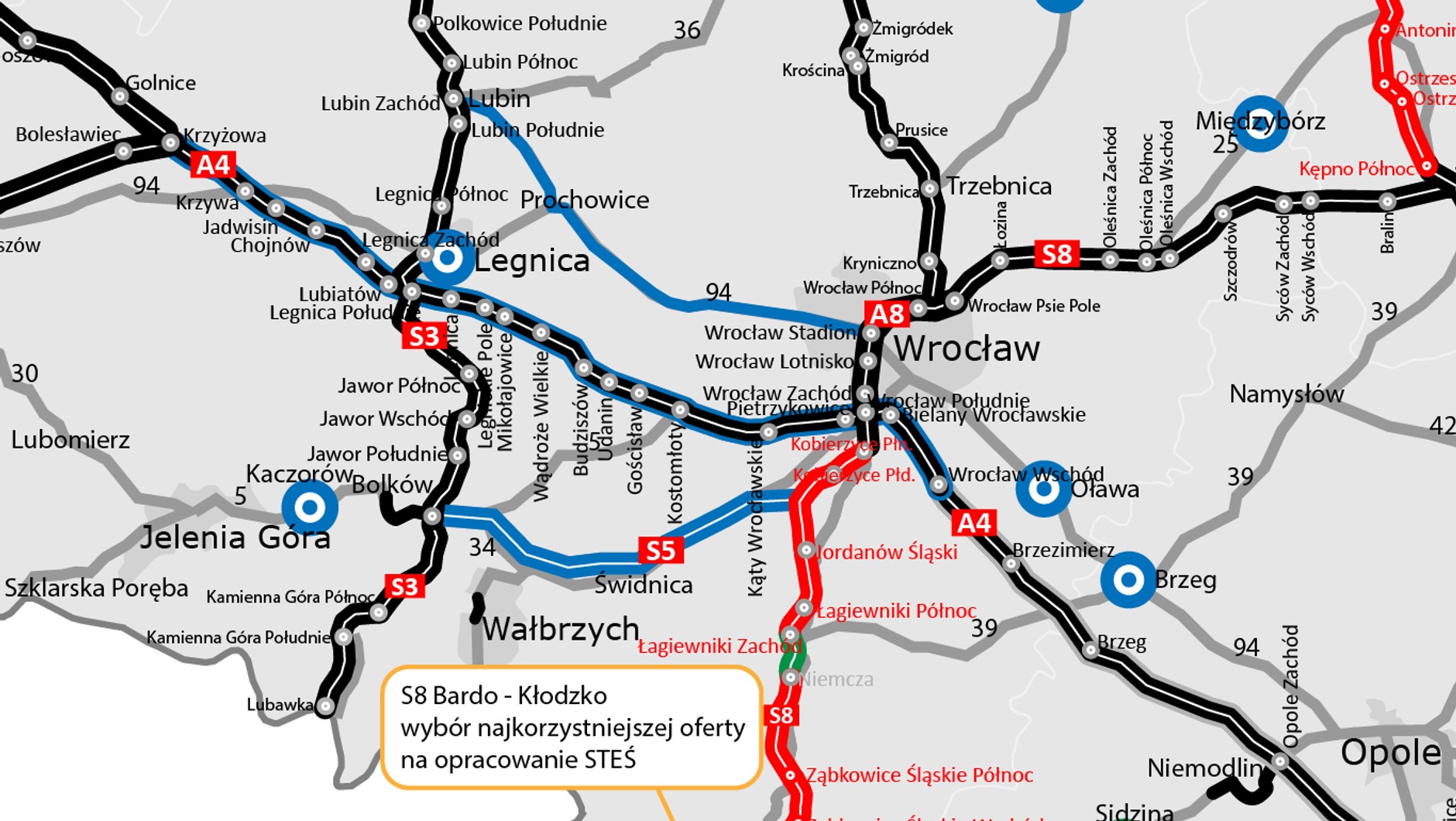 Droga S8 Bardo - Kłodzko