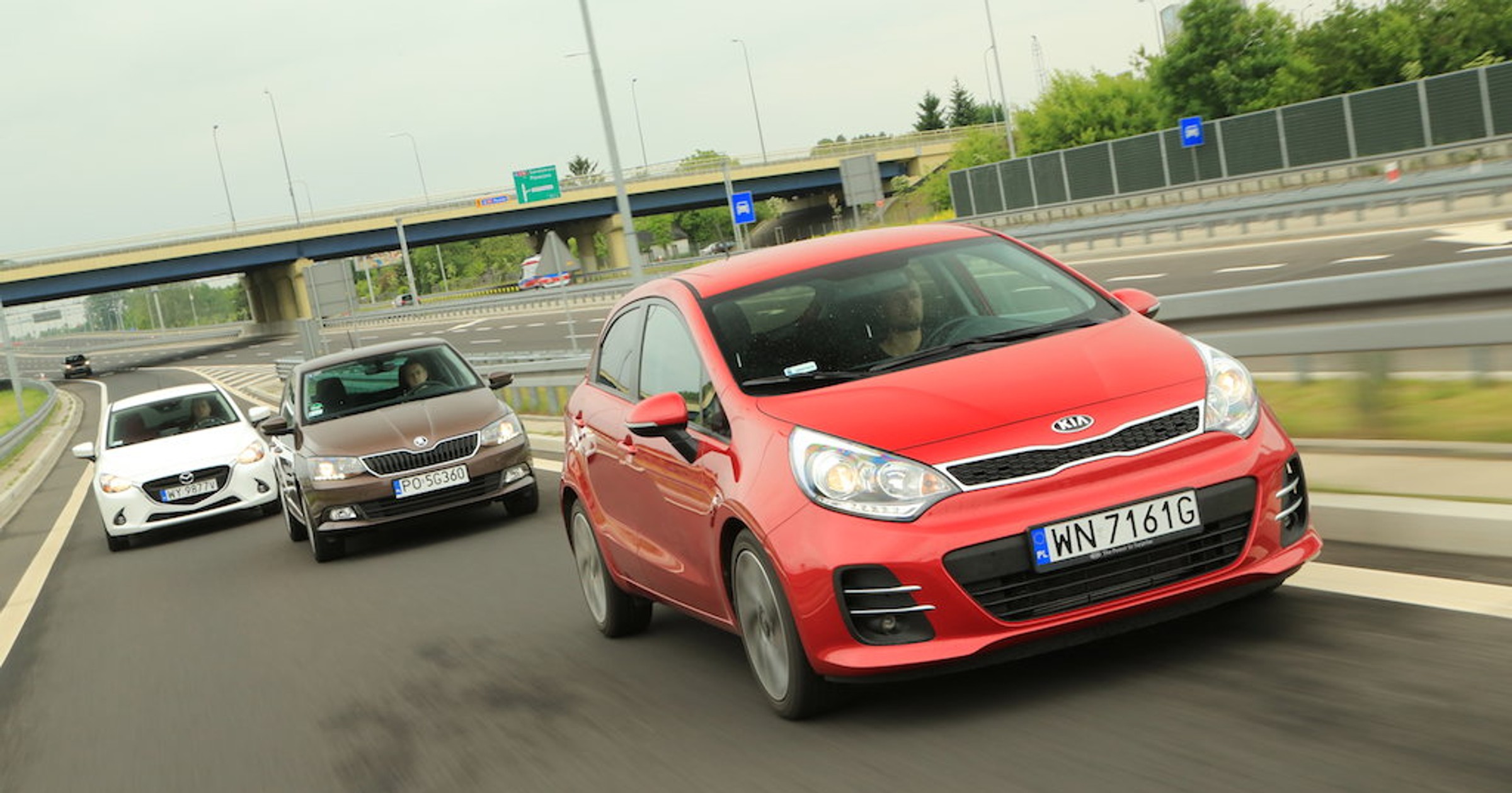 Kia Rio, Mazda 2, Skoda Fabia