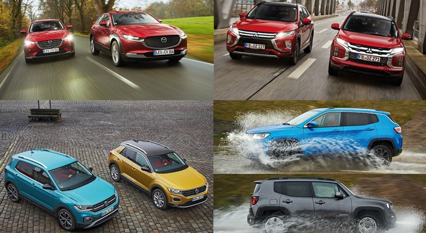 SUV czy SUV-ik? 4 pary aut od Mazdy, Mitsubishi, Jeepa i Volkswagena