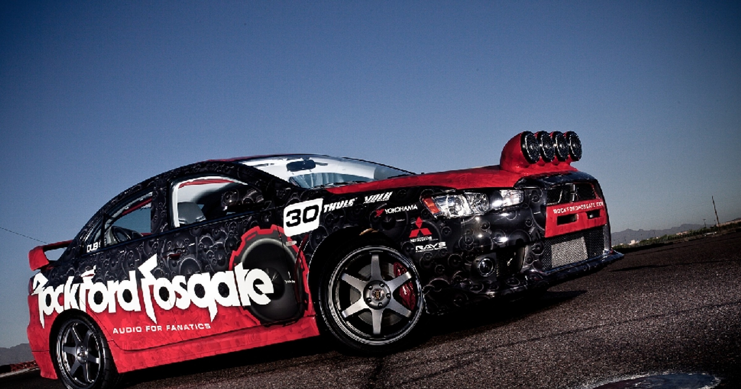Rockford Fosgate: Mitsubishi Lancer EVO X
