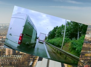 Kierowca dostawczaka umyślnie blokował auto na S8 [Nagranie]