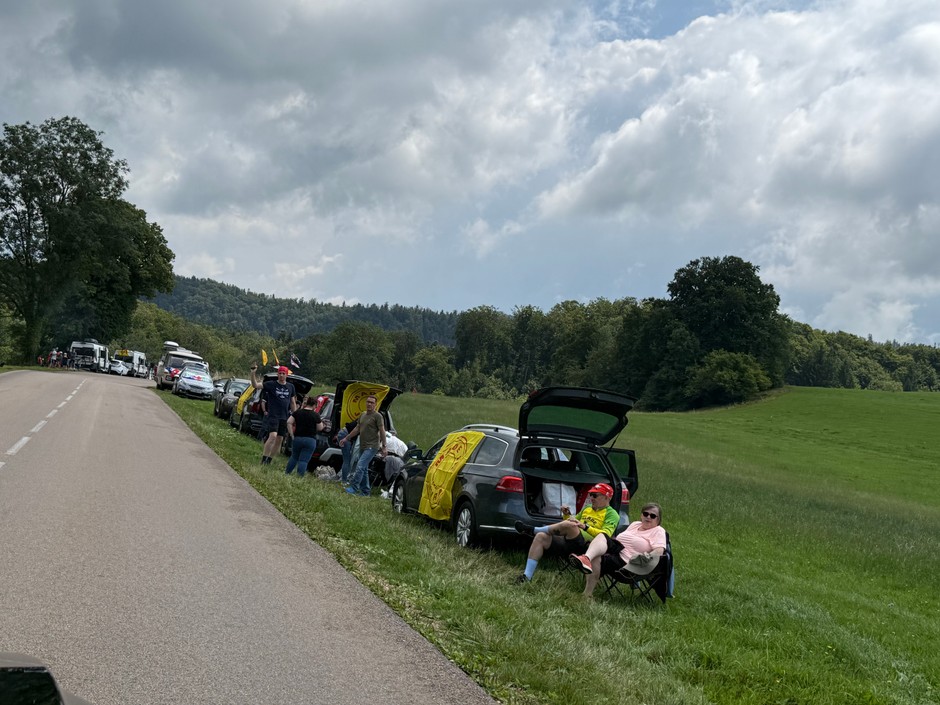 Na trasie odcinka Tour de France
