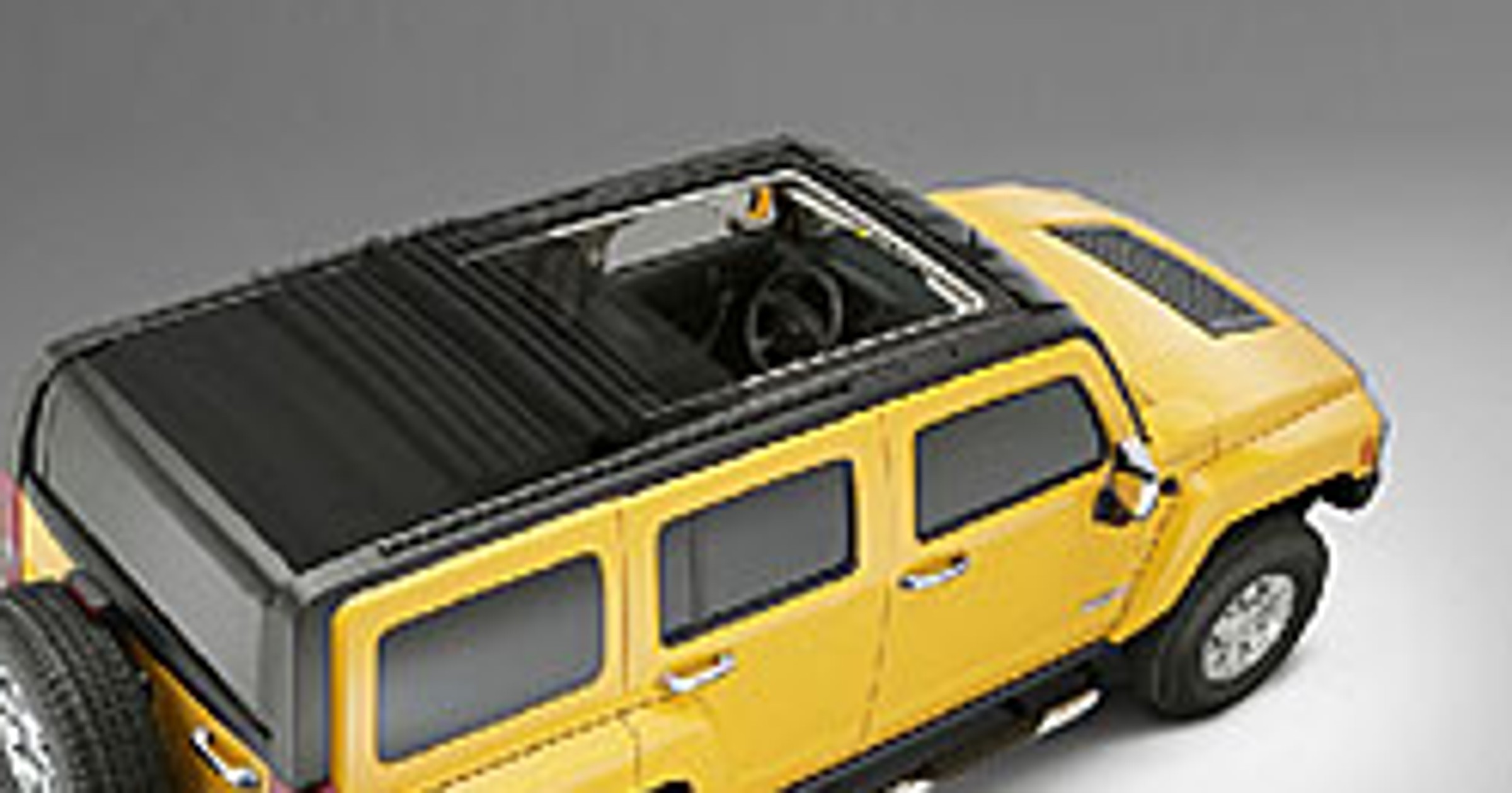 Hummer H3 Open Top: safari w Detroit