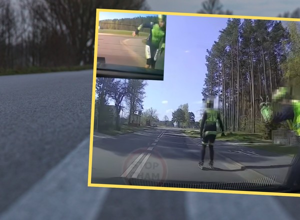 Rolkarze zajechali jej drogę i się odgrażali. "Będziecie w wieczornym wydaniu wiadomości!"