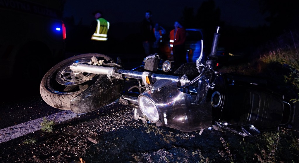 Wypadek motocyklowy – zdjęcie ilustracyjne