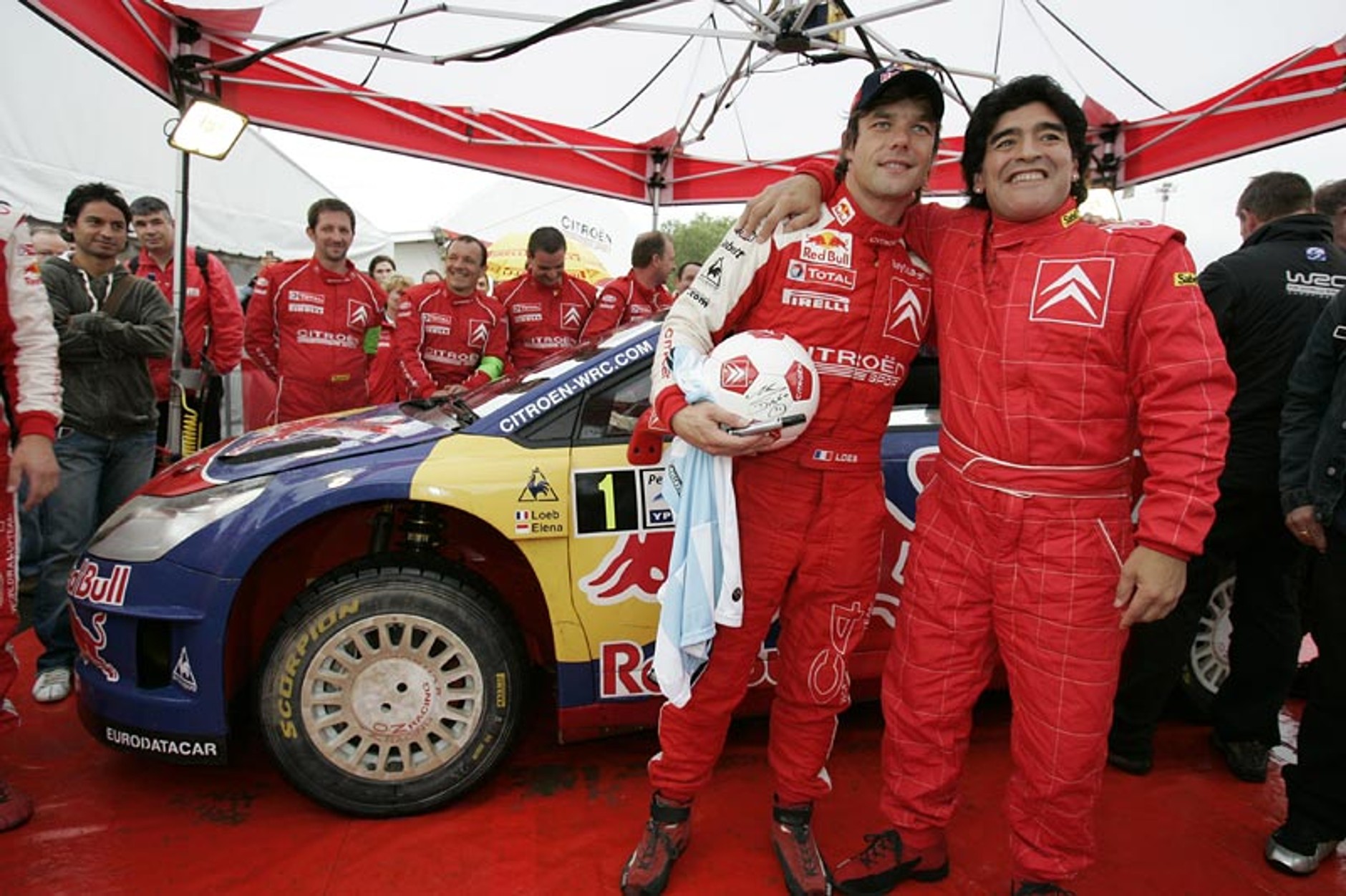 Rajd Argentyny 2008: Loeb zdecydowanym liderem (I. etap)
