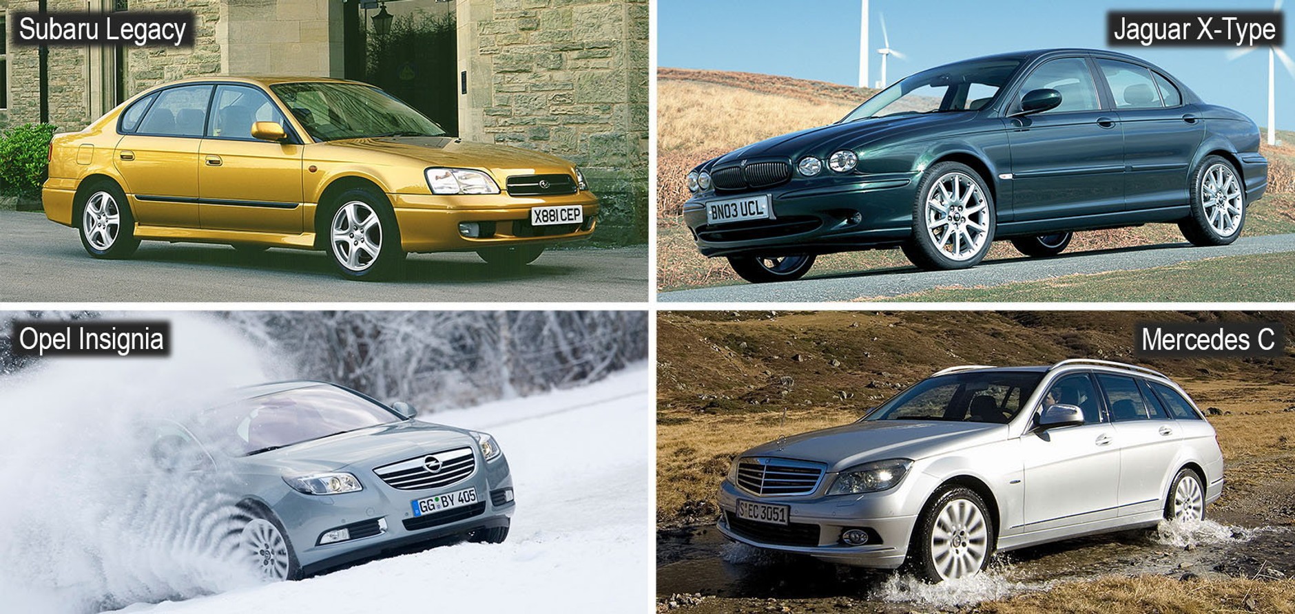 Osobowe 4x4/klasa średnia: inne, wybrane propozycje