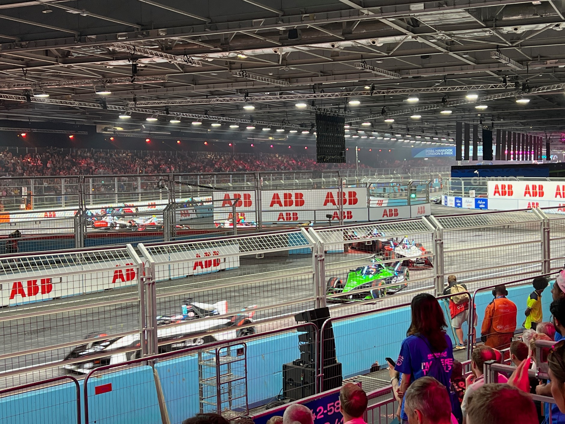 Wyścigi Formuły E na torze ExCel w Londynie