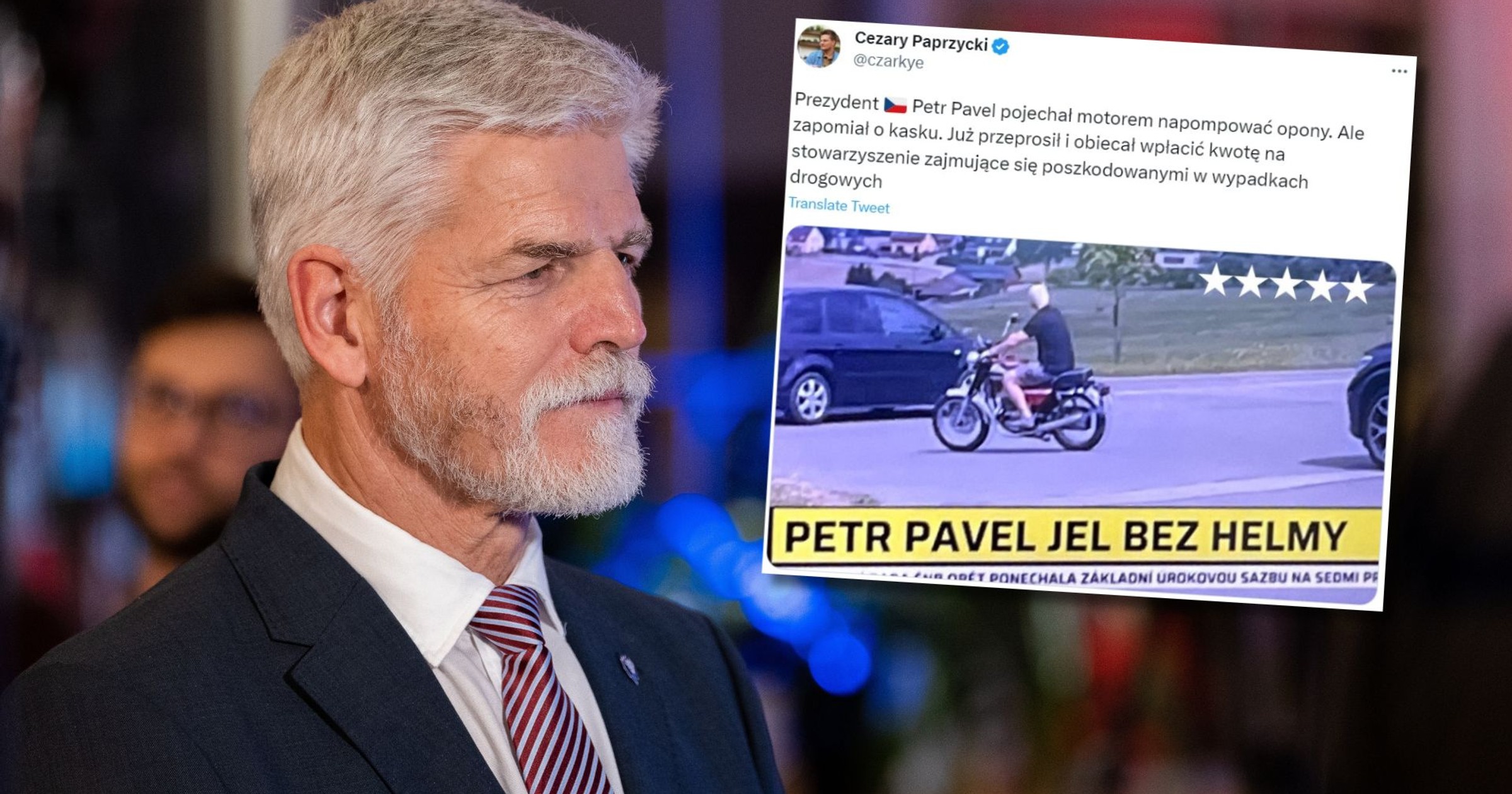 Petr Pavel (Screen: Twitter/czarkye)