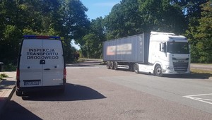 Inspektorzy ITD nakryli Słowaka na nielegalnym przewozie. Wpadł przez tachograf
