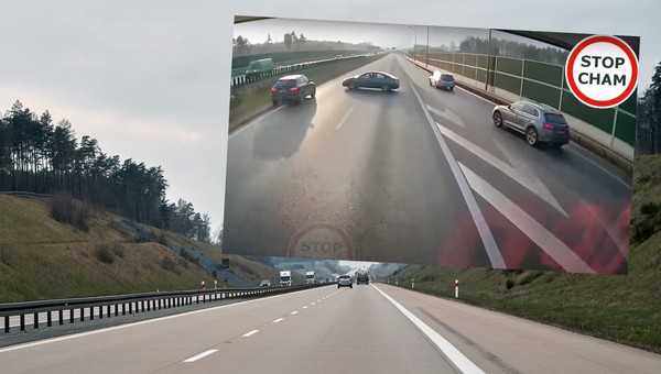 Do niebezpiecznej sytuacji doszło na autostradzie A1 w kierunku Katowic