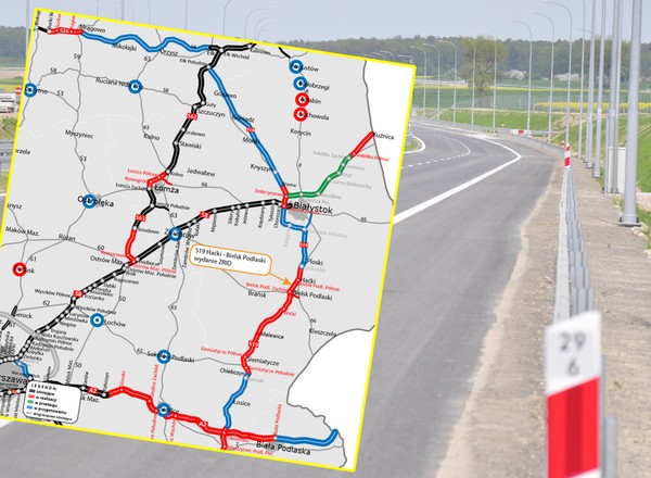 Droga S19 na Podlasiu zaczyna rosnąć. Odcinek Haćki — Bielsk Podlaski w budowie