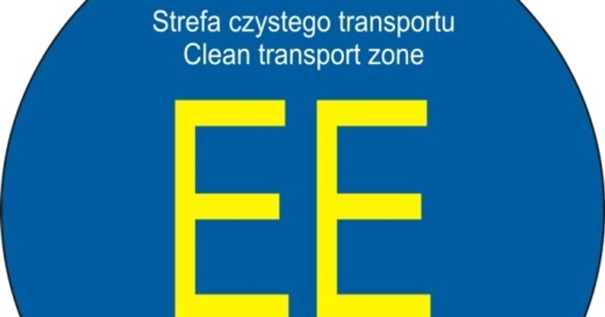 Nalepka do oznaczania pojazdów elektrycznych