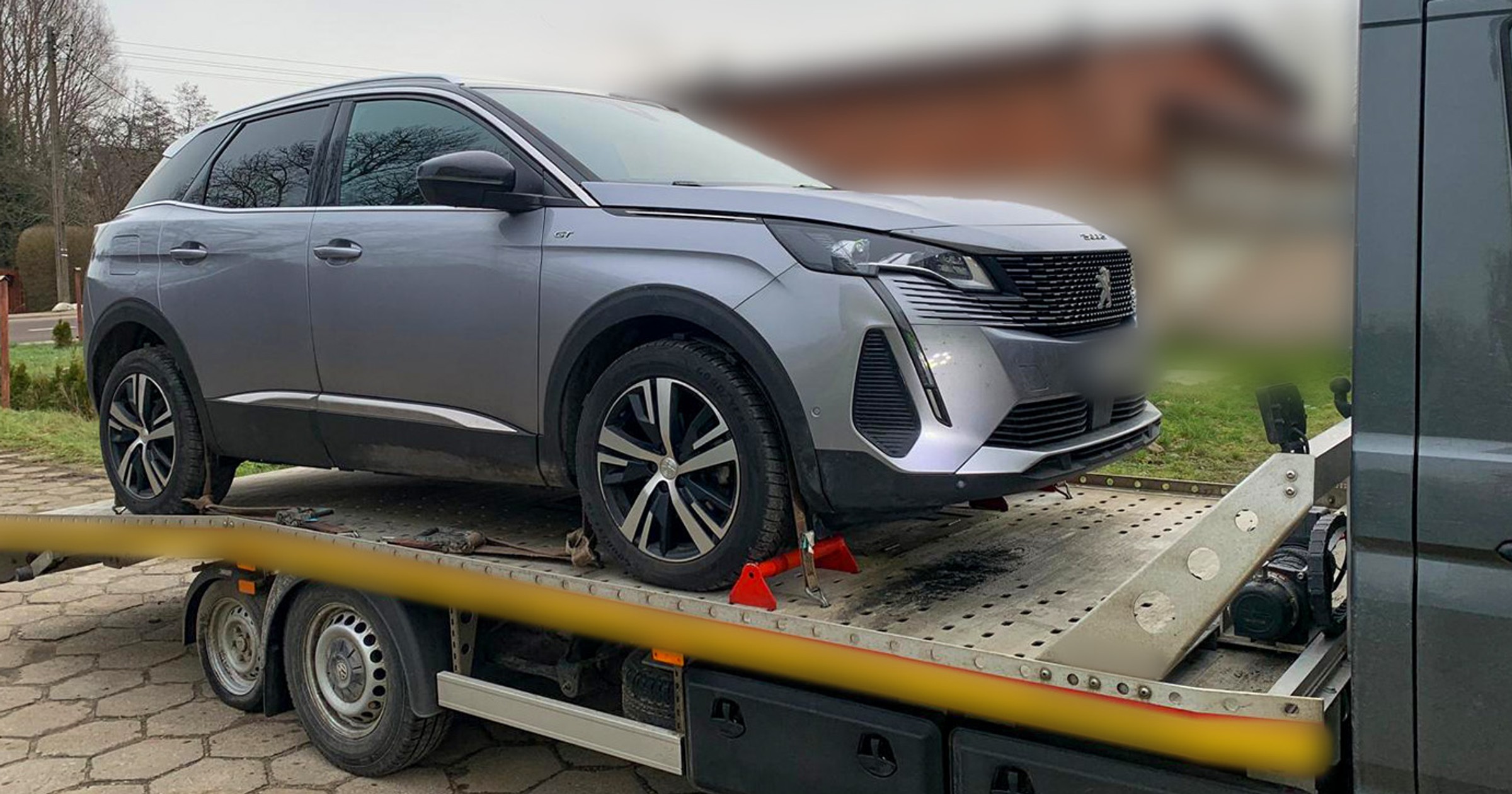 Skradziony Peugeot 3008