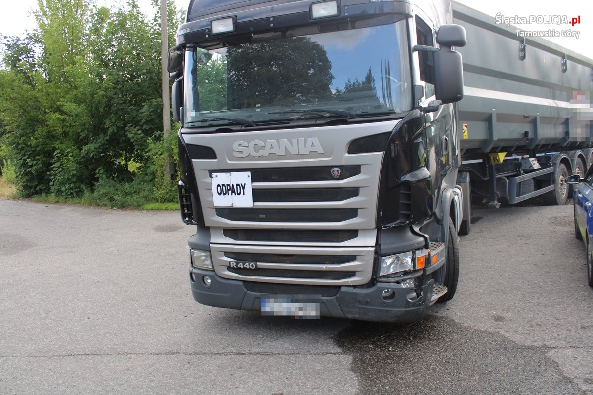 Kolizja w Pyrzowicach. O dziwno nikt nie został ranny