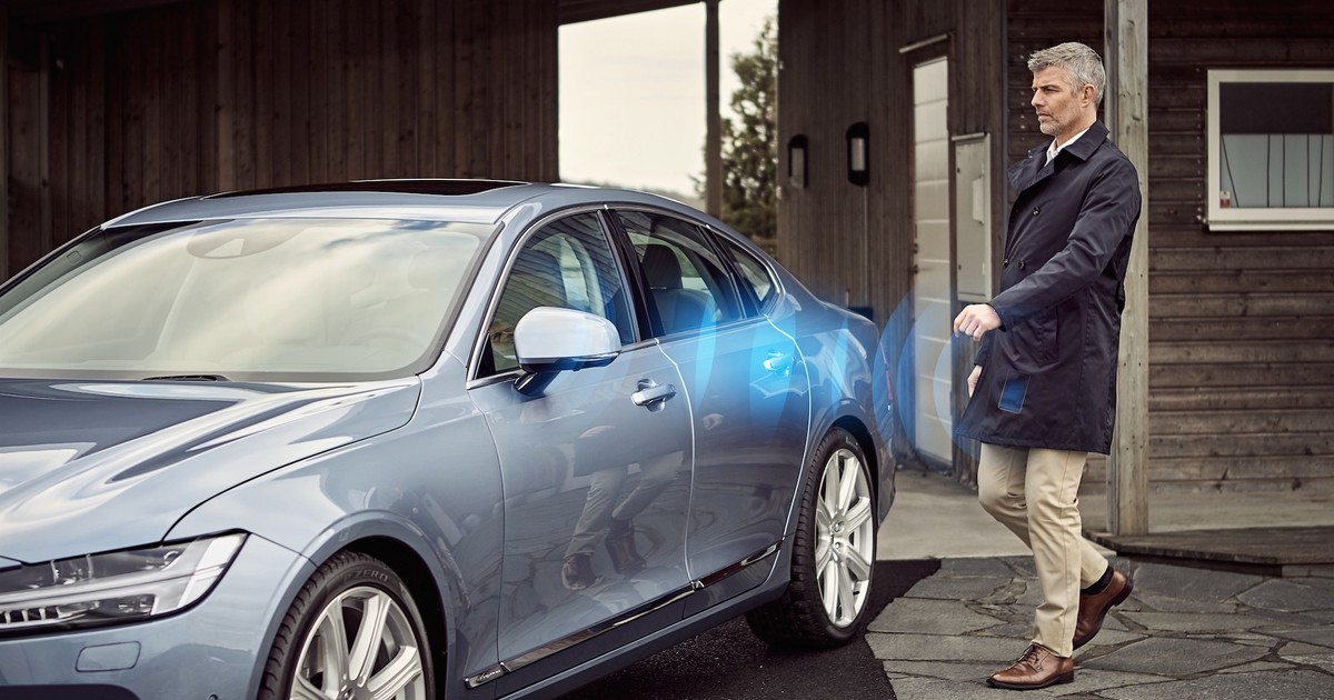 Nowy projekt Volvo – smartfon zamiast kluczyka