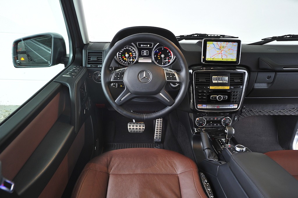 Mercedes klasy G – dotychczasowy kokpit
