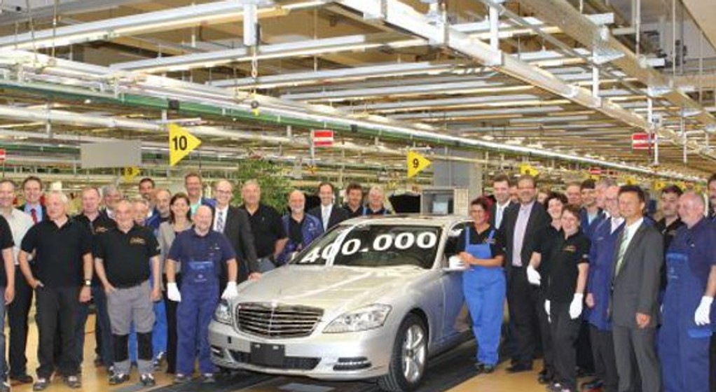 400 000 Mercedesów Klasy S z Sindelfingen