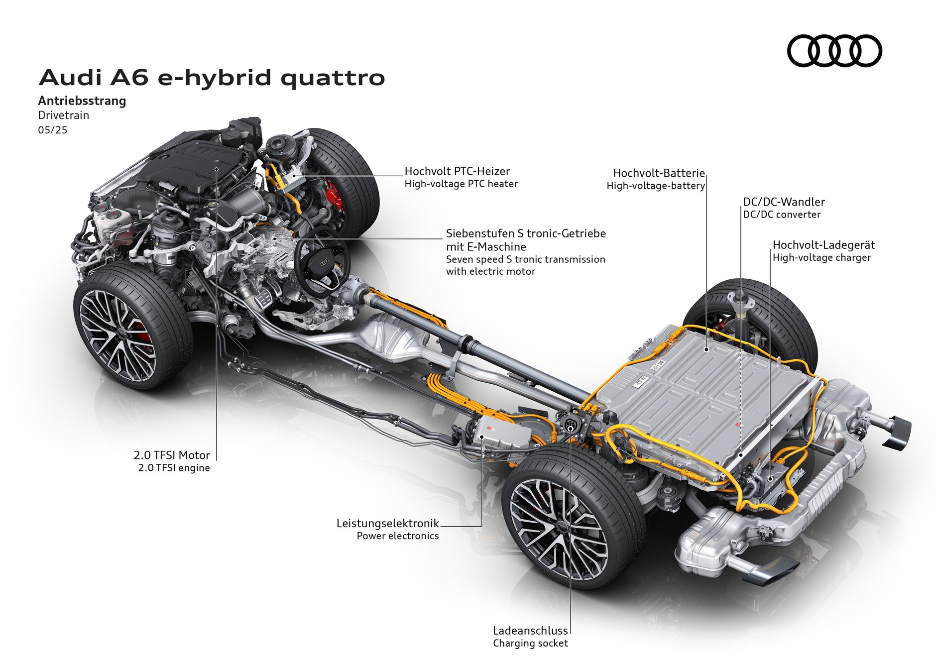 Audi A6 z napędem hybrydowym plug-in